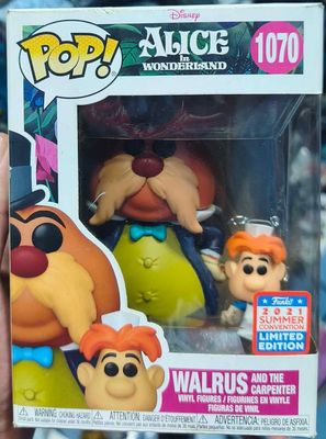 SJ1 Walrus And The Carpenter Figura Funko Pop 1070 Alicia en el País de las Maravillas Caja Dañada
