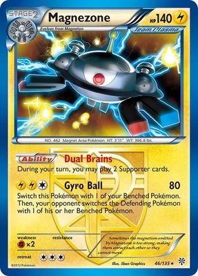 SH9 Magnezone (Team Plasma) - Plasma Storm (PLS) Holo Rare