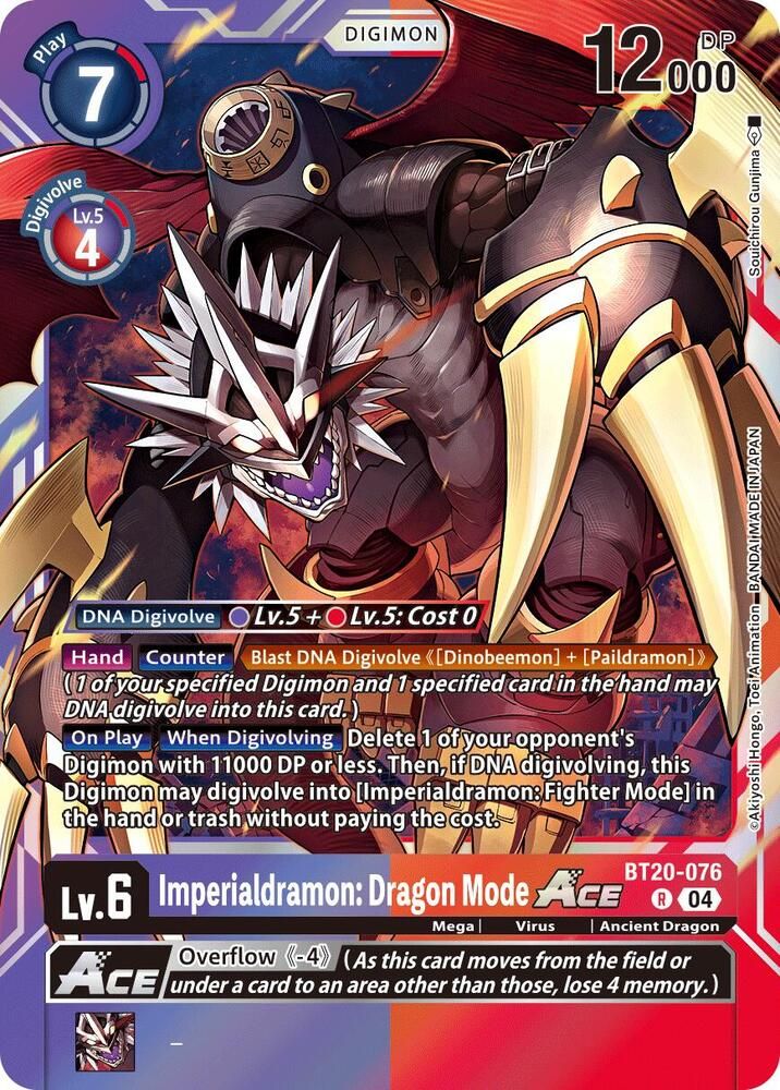 SH9 Imperialdramon: Dragon Mode ACE - Release Special Booster 2.5 (BT19-20) Foil