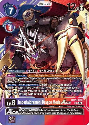 SH9 Imperialdramon: Dragon Mode ACE - Release Special Booster 2.5 (BT19-20) Foil