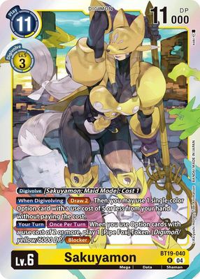 SH9 Sakuyamon - Release Special Booster 2.5 (BT19-20) Foil
