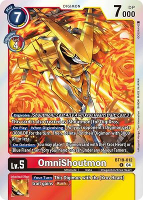 SH9 OmniShoutmon - Release Special Booster 2.5 (BT19-20) Foil
