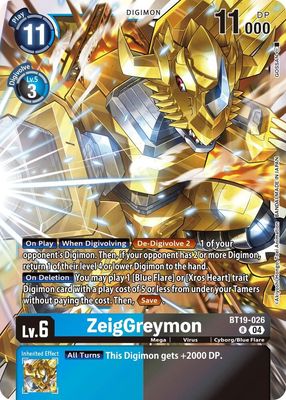 SH9 ZeigGreymon - Release Special Booster 2.5 (BT19-20) Foil