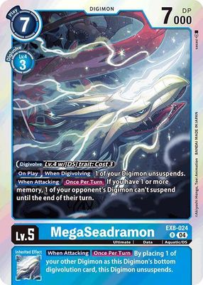 SH9 MegaSeadramon - Chain of Liberation (EX-08) Foil