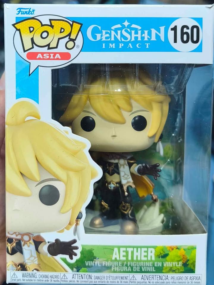SH1 Aether Figura Funko Pop 160 Genshin Impact Figura