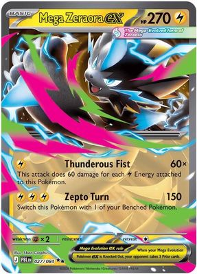 SJF Mega Zeraora ex - 027/084 - ME05: Pitch Black (PBL)