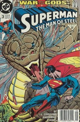 SH1 Superman Comic Issue 3 Ingles War of the Gods