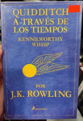 SH20 Quidditch A Través del Tiempo Libro (Español) Harry Potter
