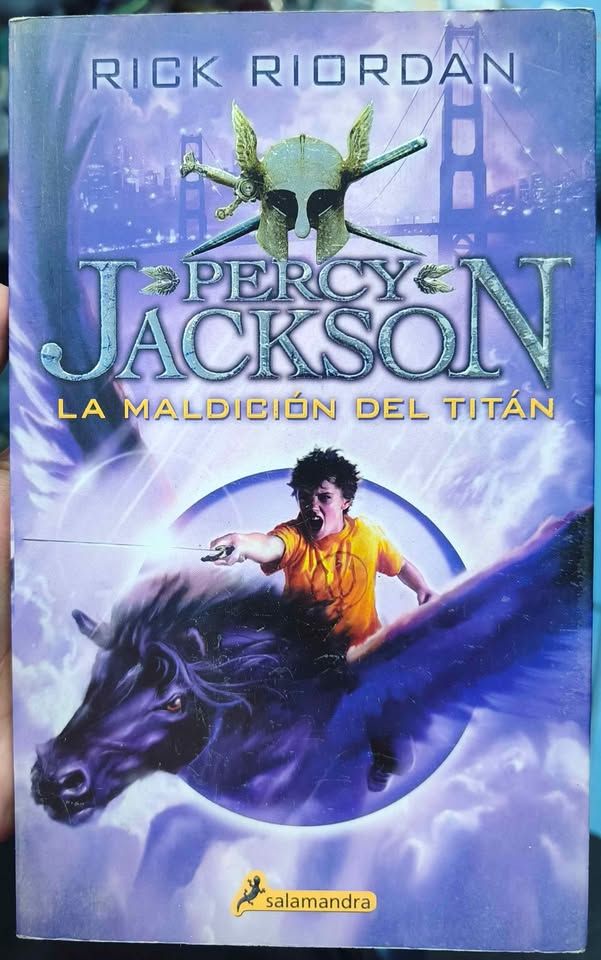 SH20 Percy Jackson La Maldición del Titán Libro Español Rick Riordan