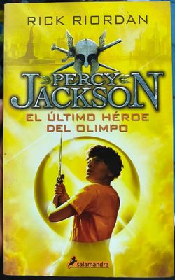 SH20 Percy Jackson El Último Héroe del Olimpo Libro Español