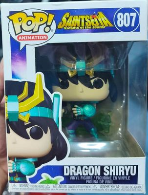 SJ4 Dragon Shiryu Figura Funko Pop 807 Saint Seiya Caballeros del Zodiaco