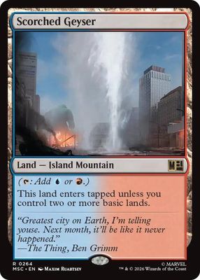 SH9 Scorched Geyser - Commander: Marvel Super Heroes (MSC)