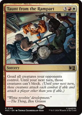 SH9 Taunt from the Rampart - Commander: Marvel Super Heroes (MSC)