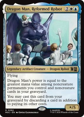 SH9 Dragon Man, Reformed Robot - Commander: Marvel Super Heroes (MSC)