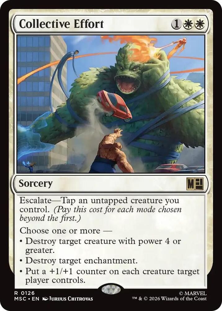 SH9 Collective Effort - Commander: Marvel Super Heroes (MSC)