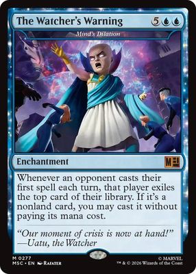 SH9 The Watcher's Warning - Mind's Dilation - Commander: Marvel Super Heroes (MSC)