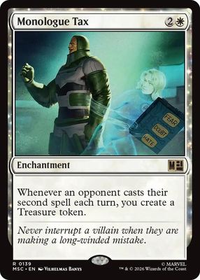 SH9 Monologue Tax - Commander: Marvel Super Heroes (MSC)