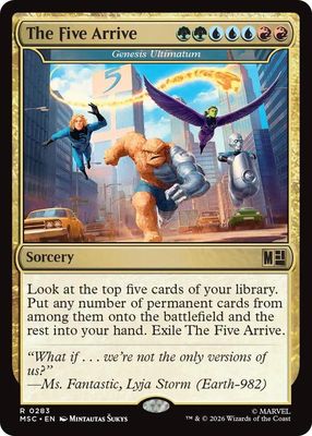 SH9 The Five Arrive - Genesis Ultimatum - Commander: Marvel Super Heroes (MSC)