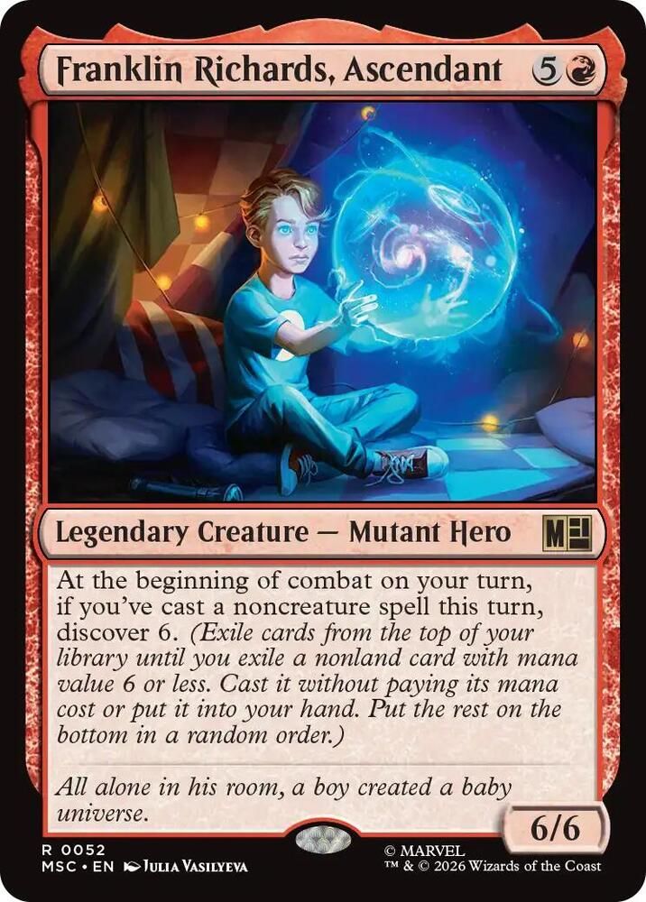 SH9 Franklin Richards, Ascendant - Commander: Marvel Super Heroes (MSC)