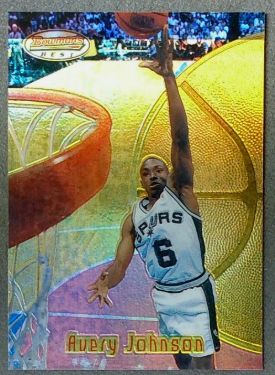 Avery Johnson Spurs 1997-98 Bowman's Best Refractor #33  FOIL