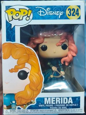 SJ1 Merida Figura Funko Pop 324 Disney Brave Caja Dañada