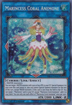 SH9 Marincess Coral Anemone - Rising Rampage (RIRA) Secret Rare