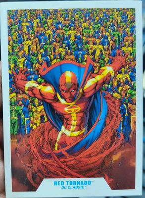 SH9 McFarlane DC Red Tornado Carta Coleccionable