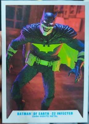 SH9 McFarlane DC Batman Infected Earth 22 Dark Knights Metal Carta de Coleccion