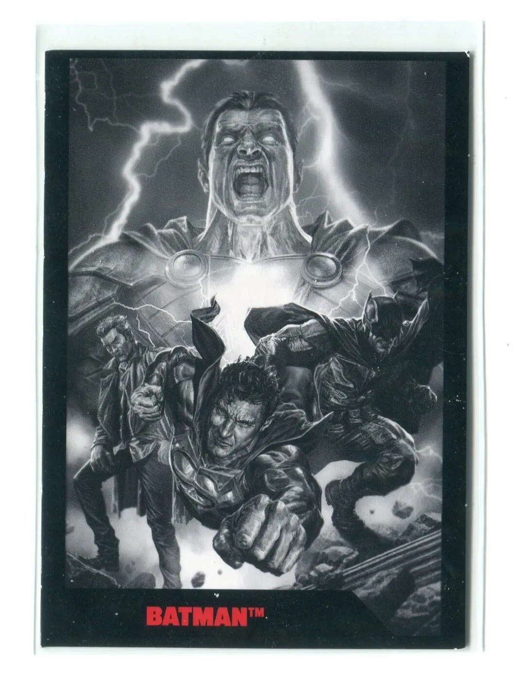 SH9 McFarlane DC Page Punchers Batman (Black Adam) Trading Card From Figure