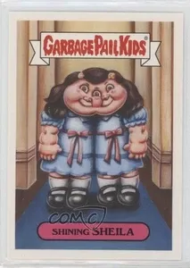 SH9 2018 Topps Garbage Pail Kids Oh the Horror-ible '80s Horror Sticker #3b 16to
