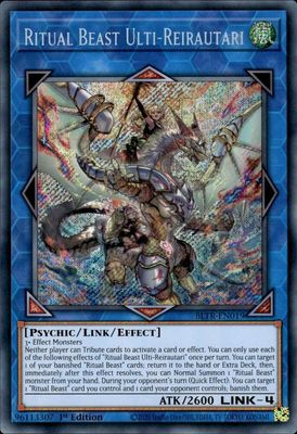 Ritual Beast Ulti-Reirautari - Battles of Legend: Terminal Revenge (BLTR) Secret Rare