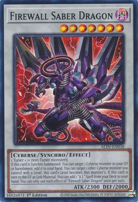 Firewall Saber Dragon - Alliance Insight (ALIN) Super Rare *Espanol*