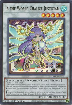 Ib the World Chalice Justiciar - Magnificent Monsters (MAMO) Ultra Rare *Espanol*