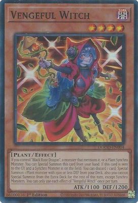 Vengeful Witch - Doom of Dimensions (DOOD) Doom of Dimensions Super Rare *Espanol*