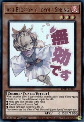 Ash Blossom &amp; Joyous Spring - Rarity Collection 5 (RA05) Ultra Rare