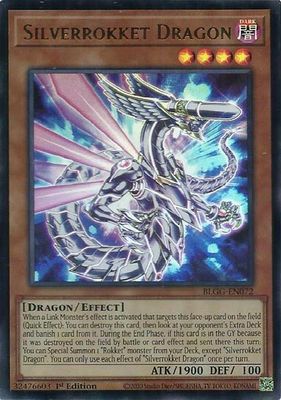 Silverrokket Dragon - Battles of Legend: Glorious Gallery (BLGG) Ultra Rare