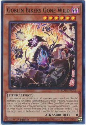 Goblin Bikers Gone Wild - ROTA-EN012 - Super Rare 1st Edition Rage of the Abyss 1st Edition Singles *Espanol*