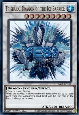 Trishula, Dragon of the Ice Barrier - Rarity Collection 5 (RA05) Ultra Rare *Espanol*