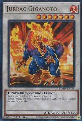 Jurrac Giganoto - Battles of Legend: Monster Mayhem (BLMM) Ultra Rare