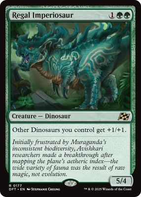 Regal Imperiosaur - Aetherdrift (DFT) Foil