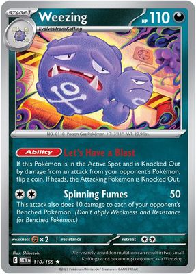 Weezing - SV: Scarlet &amp; Violet 151 Foil