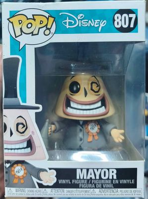 SJ1 Mayor Figura Funko Pop 807 Disney Figura Nightmare Before Christmas Mundo de Jack Caja Dañada