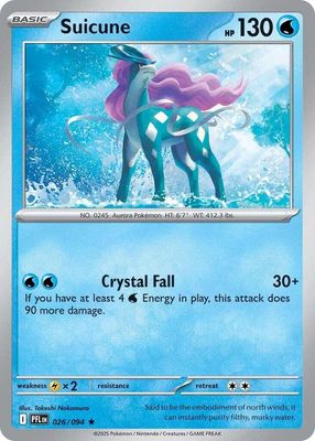 Suicune - ME02: Phantasmal Flames (PFL) Foil