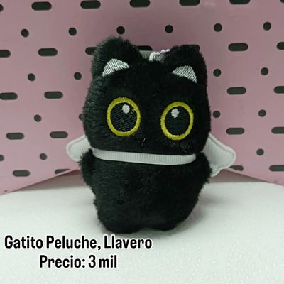 Llavero Gatito de Peluche Angel