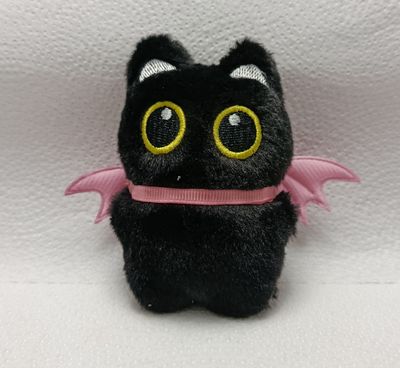 Llavero Gatito de Peluche Diablito Rosado 2 Llavero Gatito de Peluche Diablito Rosado 2