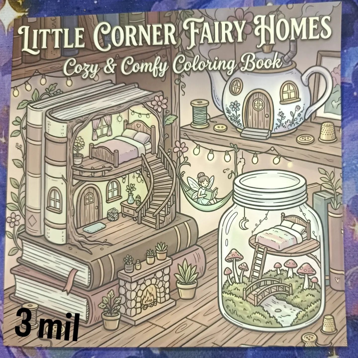 KM Libro de Colorear  Cozy Little Corner Fairy