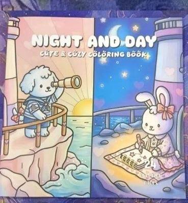 KM Libro para Colorear Night and Day