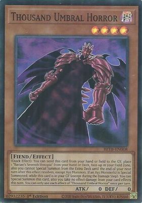 SJF Thousand Umbral Horror - Beyond the Brave (BETB) Super Rare