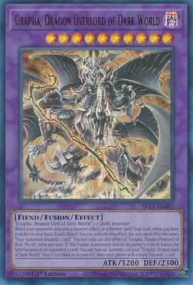 Grapha, Dragon Overlord of Dark World - Structure Deck: Dark World (SR13) Ultra Rare