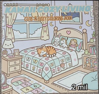 KM Libro para Pintar Kawaii Cozy Living KM Libro para Pintar Kawaii Cozy Living